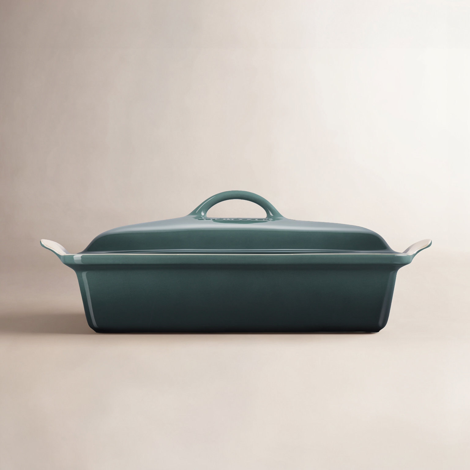 Le Creuset Heritage Stoneware 4 Qt. Rectangular Casserole with Lid